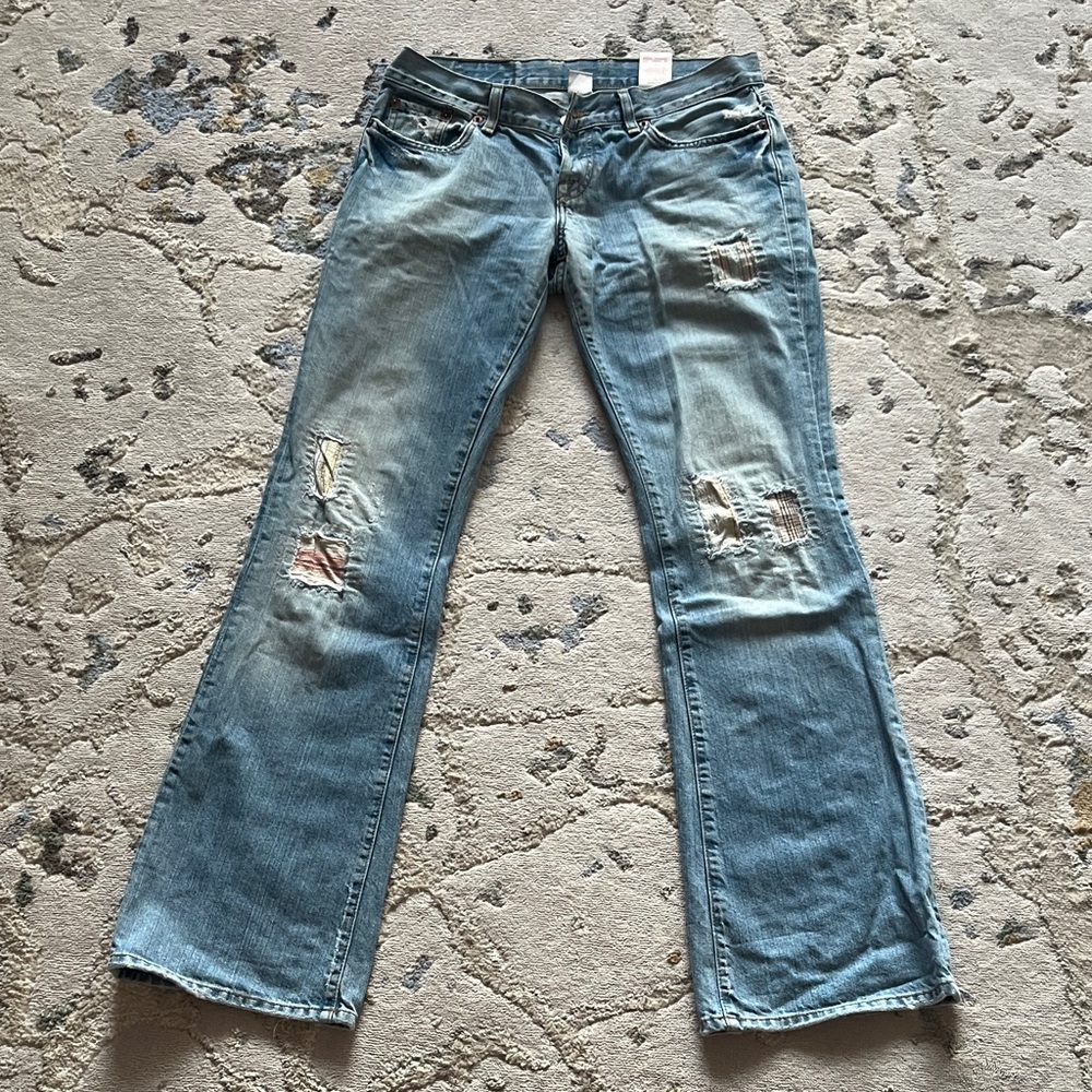 Lucky Brand - Vintage Lucky Brand Sweat Dream Jeans with Patches